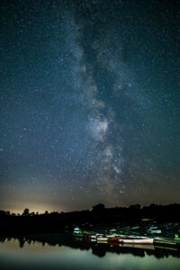 Milky Way over Wimbleball Lake