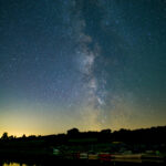 Milky Way over Wimbleball Lake