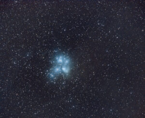 Pleiades Star Cluster - Reflection Nebula